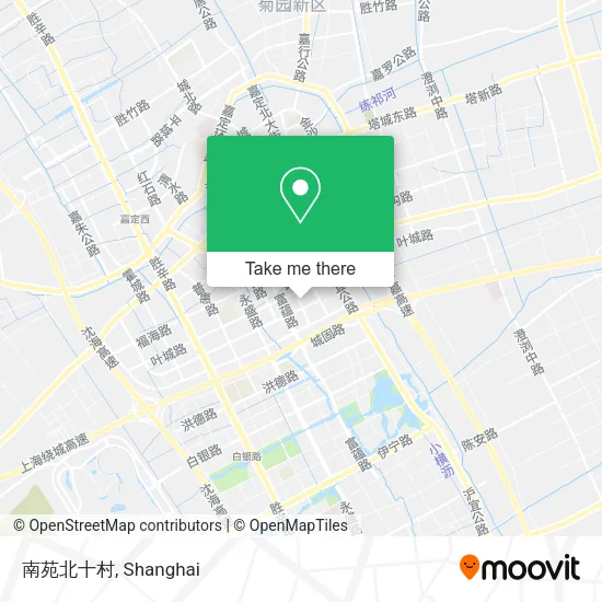 南苑北十村 map