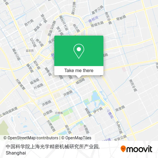 中国科学院上海光学精密机械研究所产业园 map