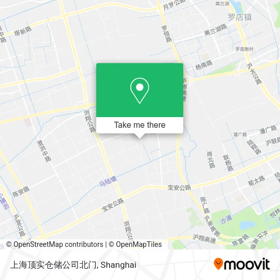 上海顶实仓储公司北门 map