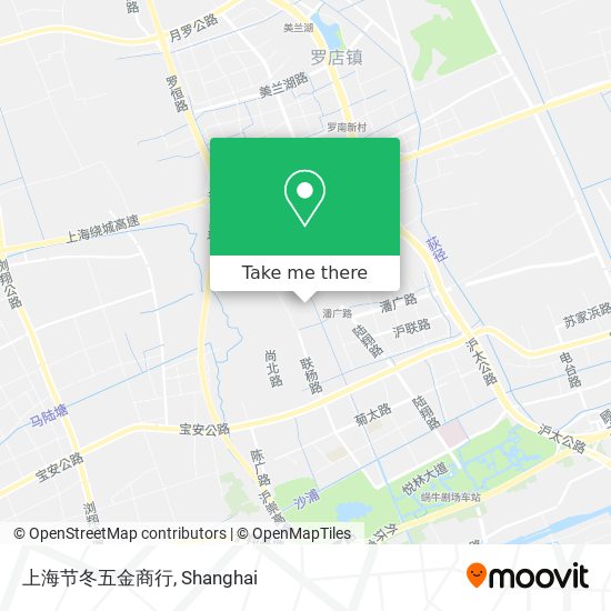 How To Get To 上海节冬五金商行in 顾村镇by Bus Or Metro