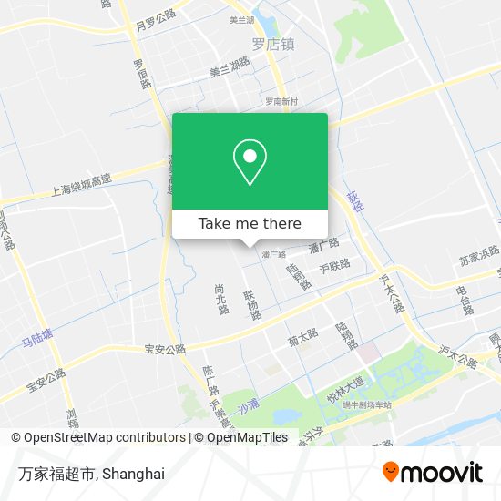 万家福超市 map