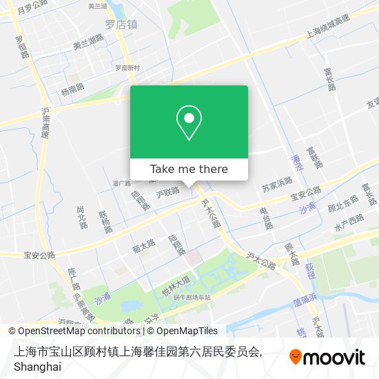 上海市宝山区顾村镇上海馨佳园第六居民委员会 map