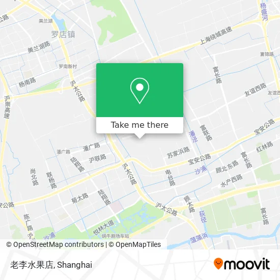老李水果店 map