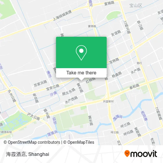 海霞酒店 map