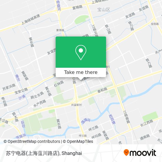 苏宁电器(上海蕰川路店) map