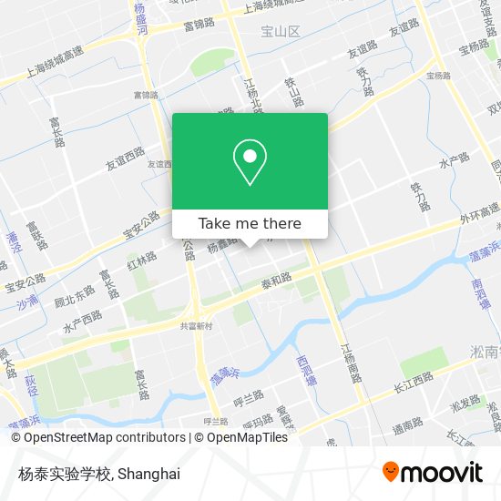 杨泰实验学校 map