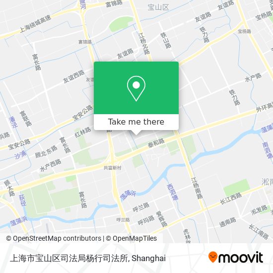 上海市宝山区司法局杨行司法所 map