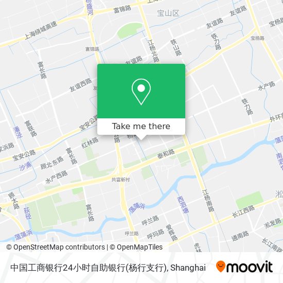 中国工商银行24小时自助银行(杨行支行) map
