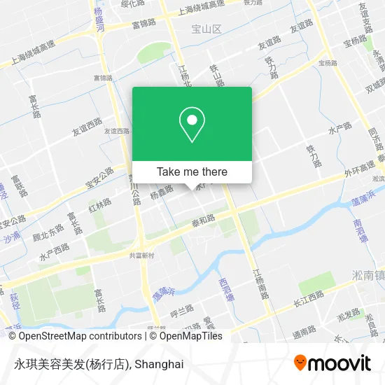 永琪美容美发(杨行店) map