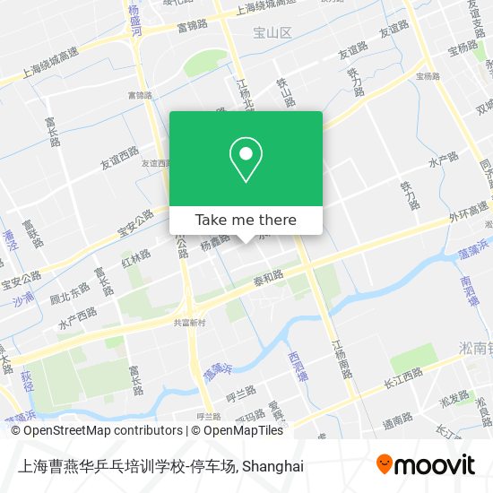 上海曹燕华乒乓培训学校-停车场 map