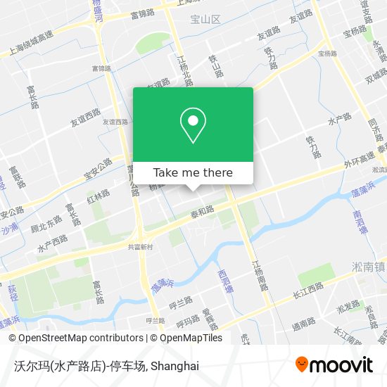 沃尔玛(水产路店)-停车场 map
