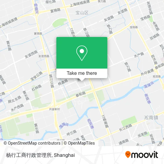 杨行工商行政管理所 map