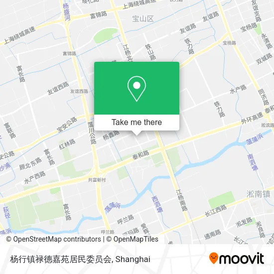 杨行镇禄德嘉苑居民委员会 map