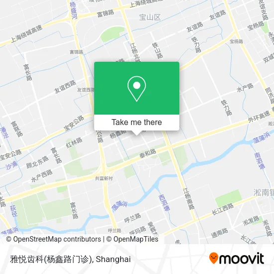 雅悦齿科(杨鑫路门诊) map