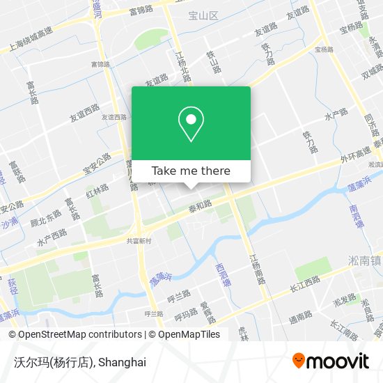 沃尔玛(杨行店) map