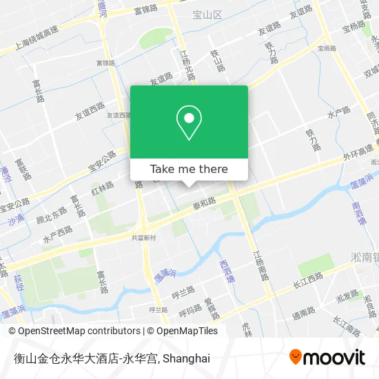 衡山金仓永华大酒店-永华宫 map