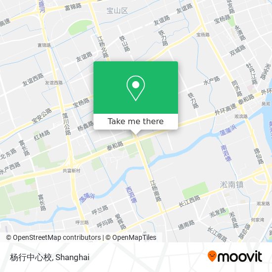 杨行中心校 map