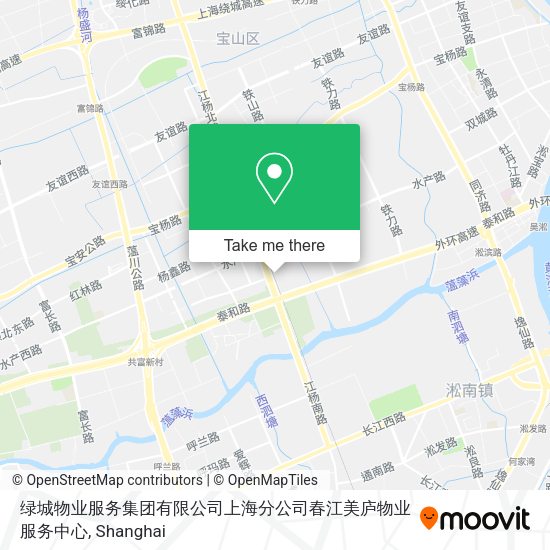 绿城物业服务集团有限公司上海分公司春江美庐物业服务中心 map