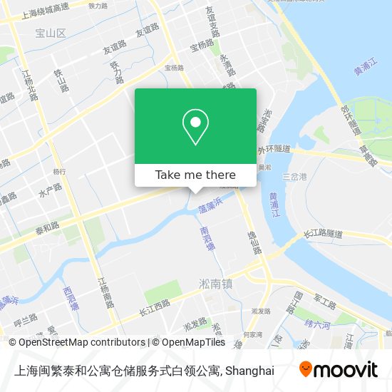 上海闽繁泰和公寓仓储服务式白领公寓 map