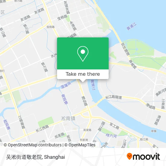吴淞街道敬老院 map