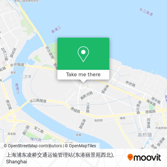 上海浦东凌桥交通运输管理站(东港丽景苑西北) map