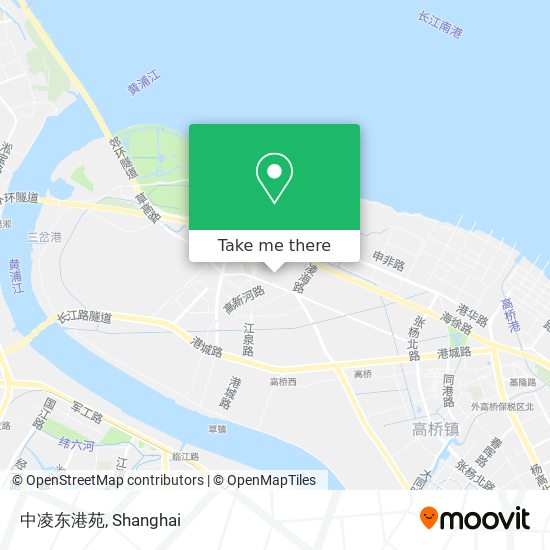 中凌东港苑 map