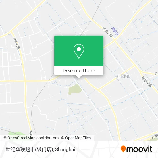 世纪华联超市(钱门店) map