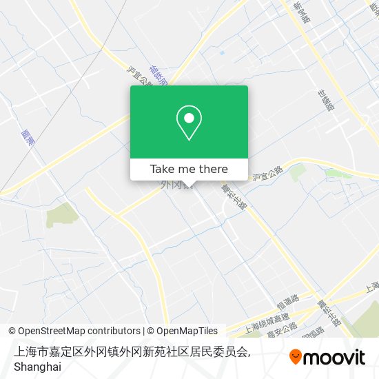 上海市嘉定区外冈镇外冈新苑社区居民委员会 map
