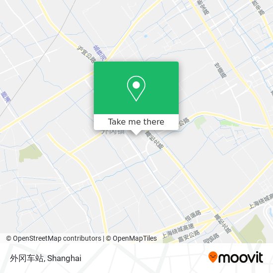 外冈车站 map