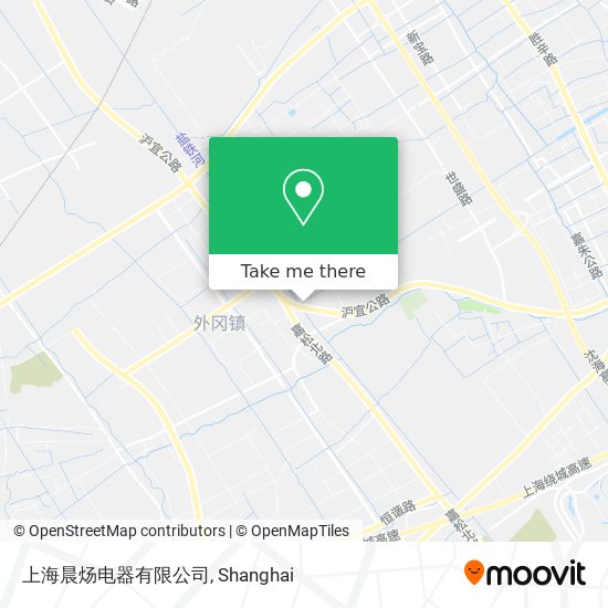上海晨炀电器有限公司 map