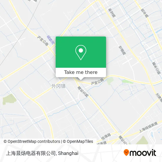 上海晨炀电器有限公司 map
