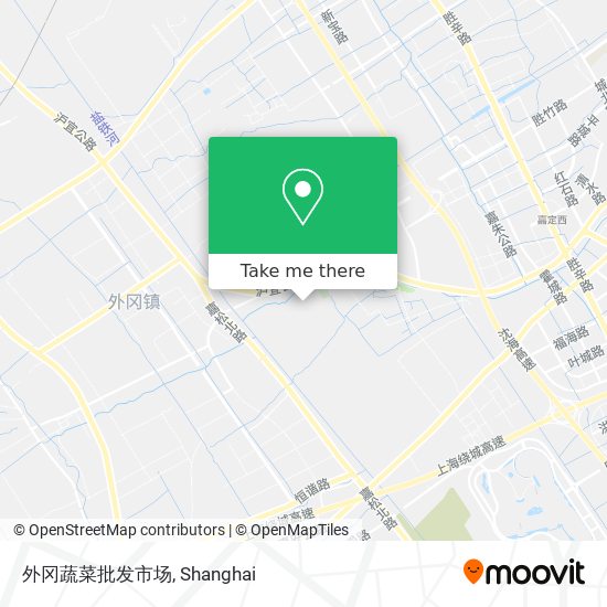 外冈蔬菜批发市场 map