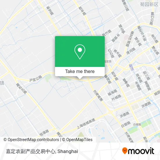 嘉定农副产品交易中心 map