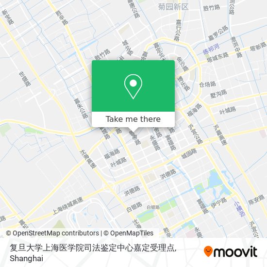 复旦大学上海医学院司法鉴定中心嘉定受理点 map