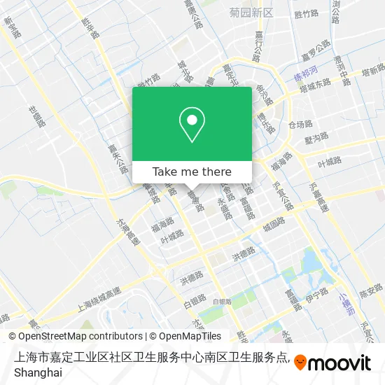 上海市嘉定工业区社区卫生服务中心南区卫生服务点 map