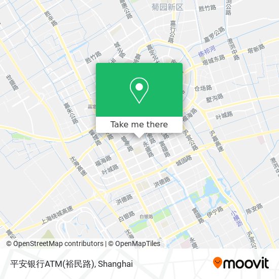 平安银行ATM(裕民路) map