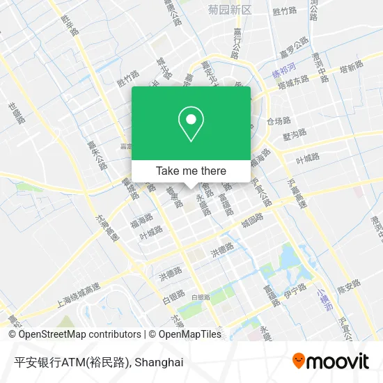 平安银行ATM(裕民路) map