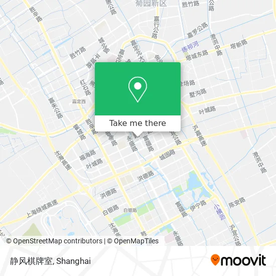 静风棋牌室 map