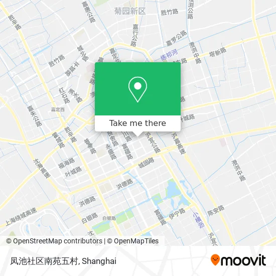 凤池社区南苑五村 map