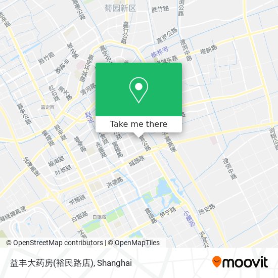 益丰大药房(裕民路店) map