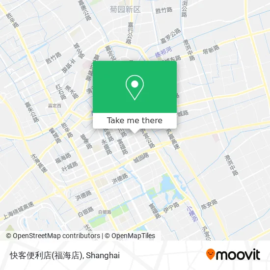 快客便利店(福海店) map