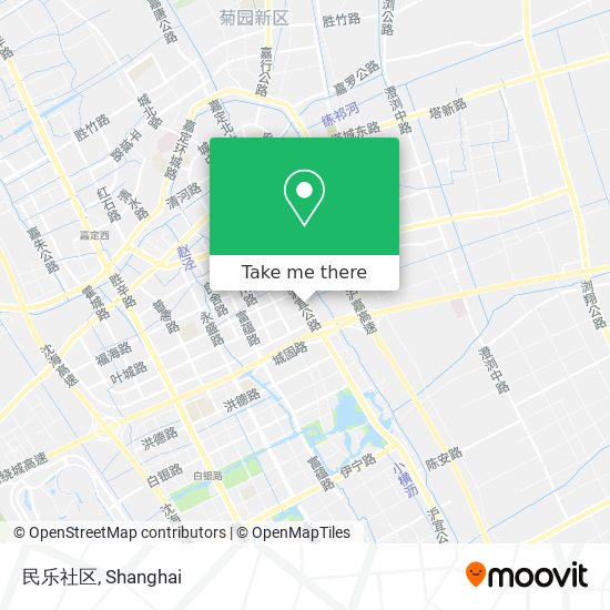 民乐社区 map