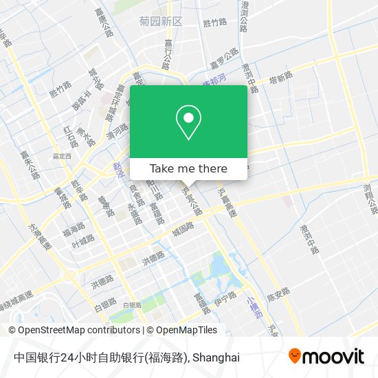 中国银行24小时自助银行(福海路) map