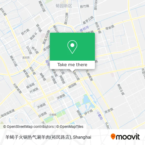羊蝎子火锅热气涮羊肉(裕民路店) map