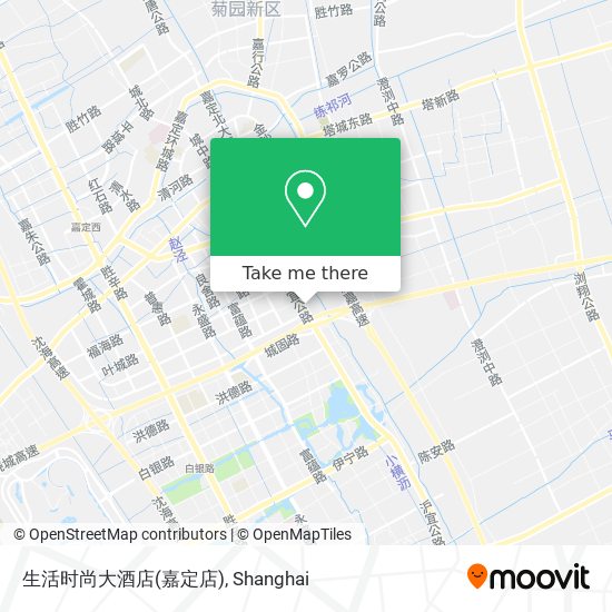 生活时尚大酒店(嘉定店) map