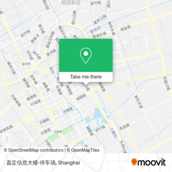 嘉定信息大楼-停车场 map
