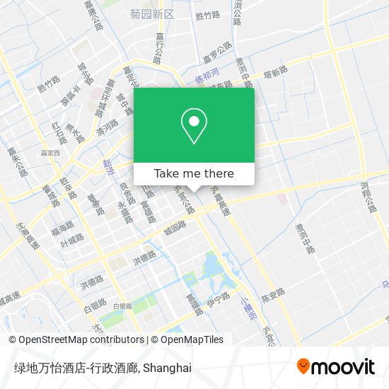 绿地万怡酒店-行政酒廊 map