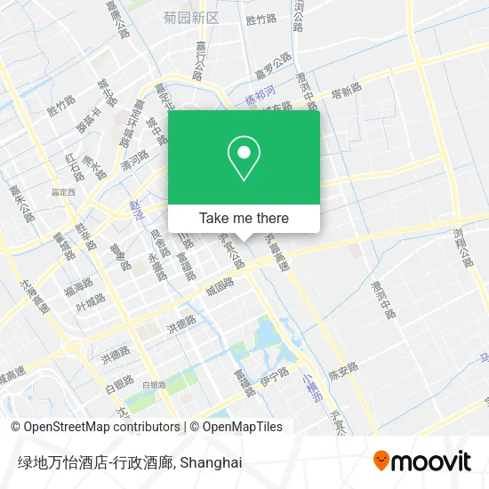绿地万怡酒店-行政酒廊 map