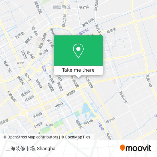 上海装修市场 map