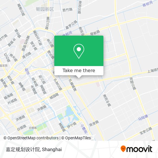 嘉定规划设计院 map